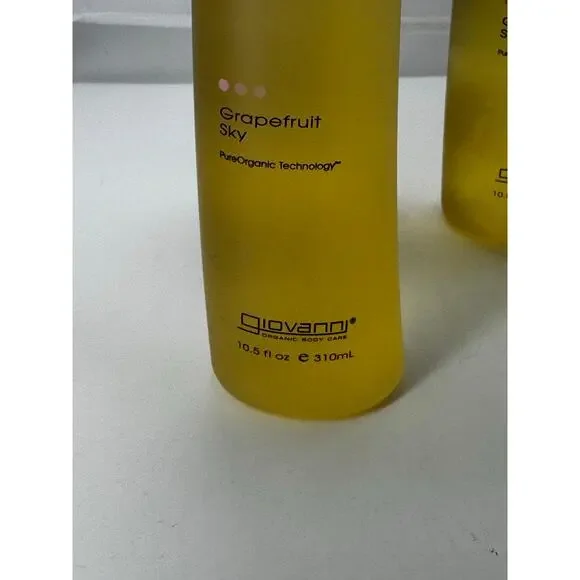 Rare Giovanni Cleanse body wash 10.5fl oz grapefruit sky - lot of 3
